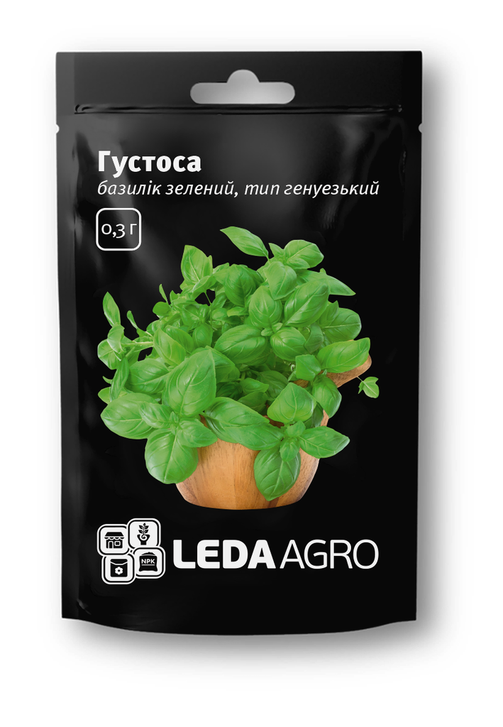 Густоса, базилік зелений, 0,3 г (ЛАН)