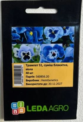Трампет S1, суміш блакитна 40 шт (ЛАН)