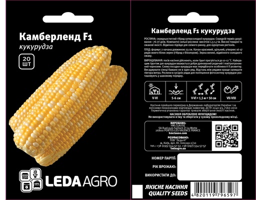 Камберленд F1, біколор, 20 шт (ЛАН)