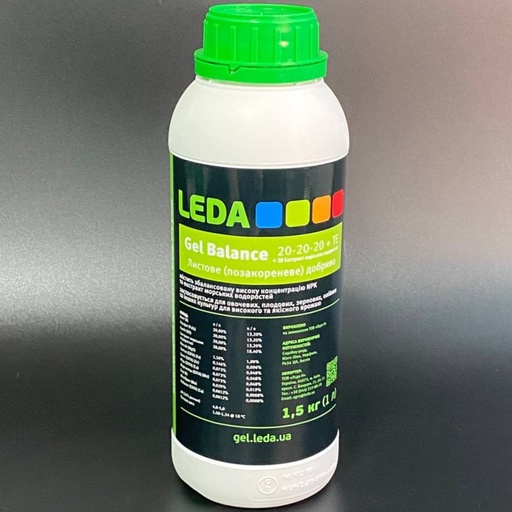 Leda Gel Balance 1,5 кг (1 л) 20-20-20 + ТЕ + 28 Екстракт морських водоростей